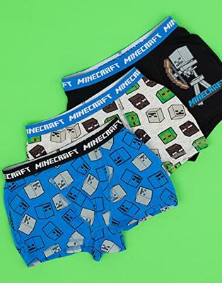 Minecraft boys Creeper boxer shorts, underwear, set of 2, Colour mix 1, 10  Years : : Fashion