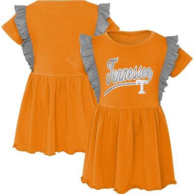 Girls Newborn & Infant Navy/Orange Chicago Bears Two-Piece Cheerleader Set  with Bloomers