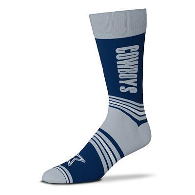 Dallas Cowboys For Bare Feet Two-Pack Double Duo Crew Socks Set