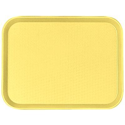 Choice 12 x 16 Gray Plastic Fast Food Tray - 12/Pack