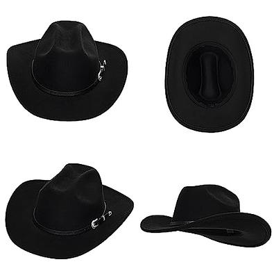 SAJUZEN Felt Wide Brim Western Cowboy hat for Palestine