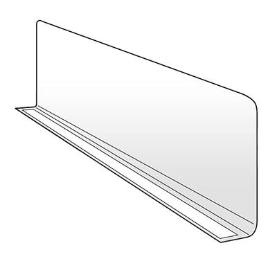 Alera SW59SL3624 (ALESW59SL3624) Shelf Liners For Wire Shelving, 36w x 24d,  Clear Plastic, 4/Pack