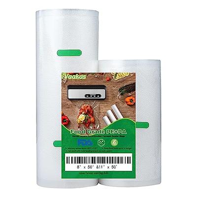 Syntus 8 x 150' Food Vacuum Seal Roll Keeper with Cutter Dispenser,  Commercial Grade Vacuum Sealer Bag Rolls, Food Vac Bags, Ideal for Storage,  Meal Prep and Sous Vide - Yahoo Shopping