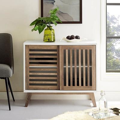 Teen Novogratz Blair Media Dresser for TVs up to 50, White Oak