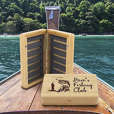 Engraved Fishing Box, Fishing Tackle Box, Laser Engraved Jig Box, Fishing  Gear, Custom Fly Fishing Box