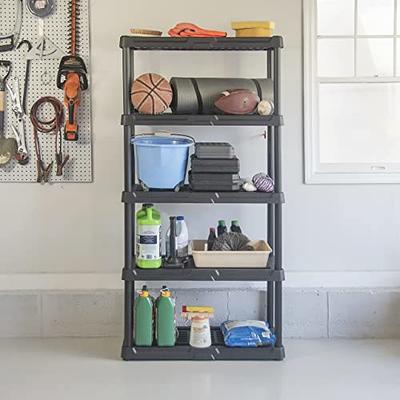 Sterilite Gray 5-Tier Storage Shelf