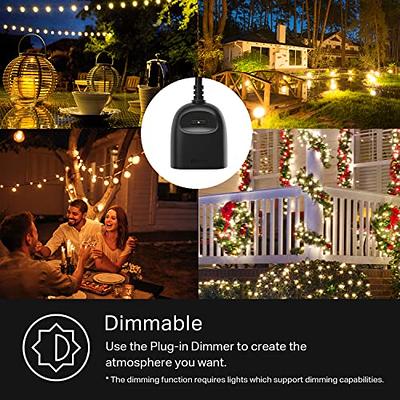 HBN Outdoor Smart Plug Waterproof with 6 Outlets,WiFi Power Stake Timer  with 6Ft Cord,Outdoor Outlet Timer for Patio Lights,Compatible with Alexa 