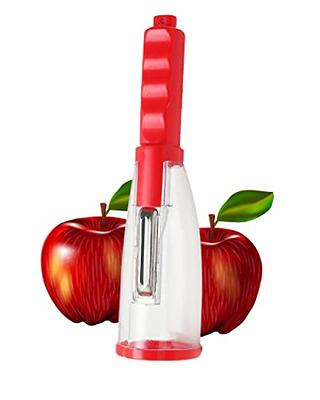 Fruits and Vegetables Peeler with Storage Box- Stainless Steel  Multifunctional Potato Peeler with Container Suitable for Carrots Potatoes  Melons