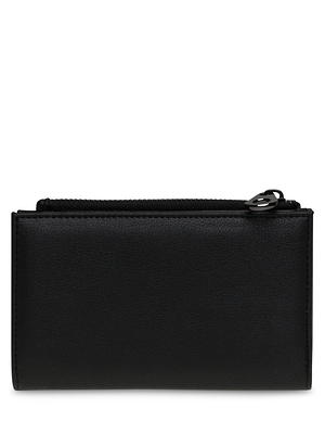 Dropship XOXO Women's Mini Black Graffeti Saffiano Leather Zip Indexer  Wallet WithCrossbody Strap to Sell Online at a Lower Price