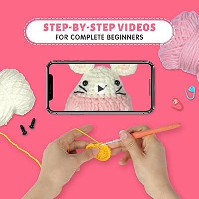 QZLKNIT Crochet Kit for Beginners Adults and Kids, 50PCS Crochet Set,  Crochet Starter Kit for Beginners Adults with Yarn, Crochet Hooks and Other  Crochet Accessories - Yahoo Shopping