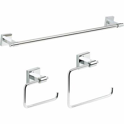 Buito 5-Piece Bath Hardware Set Included Towel Bar, Towel Ring, Toilet