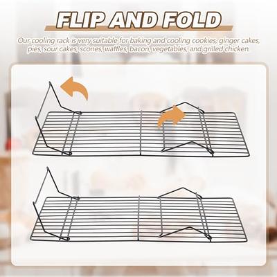 Upgraded Stackable Cooling Rack for Baking,3 Tier Jerky Rack Cooling Racks  for Cooking and Baking,Cookie Cooling Rack Baking Racks,Drying Racks,Oven