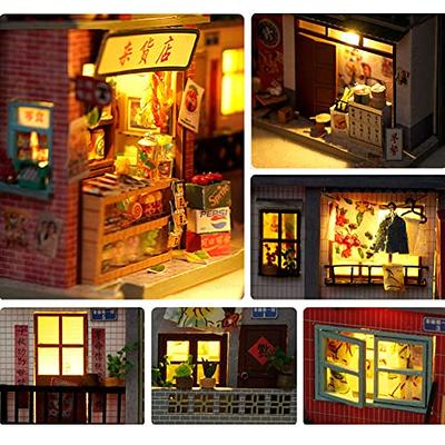3D Wooden Puzzle Bookends LED Magic Book House Model Building Kit Shelf  Insert Miniature Dollhouse Model Building Set Creative - AliExpress