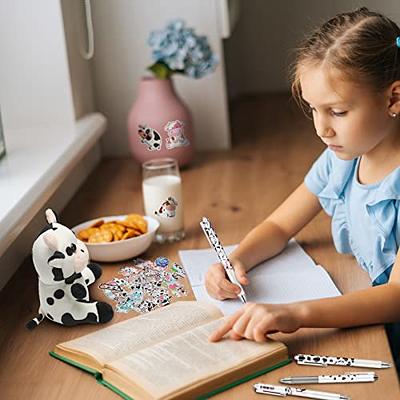 57 Pcs Cute Cow Pen Set Cow Gifts Include Kawaii Cow Black Gel Ink Pens,  Cow Plushies and Waterproof Cow Stickers for Women Kids Girl Office School  Supplies - Yahoo Shopping