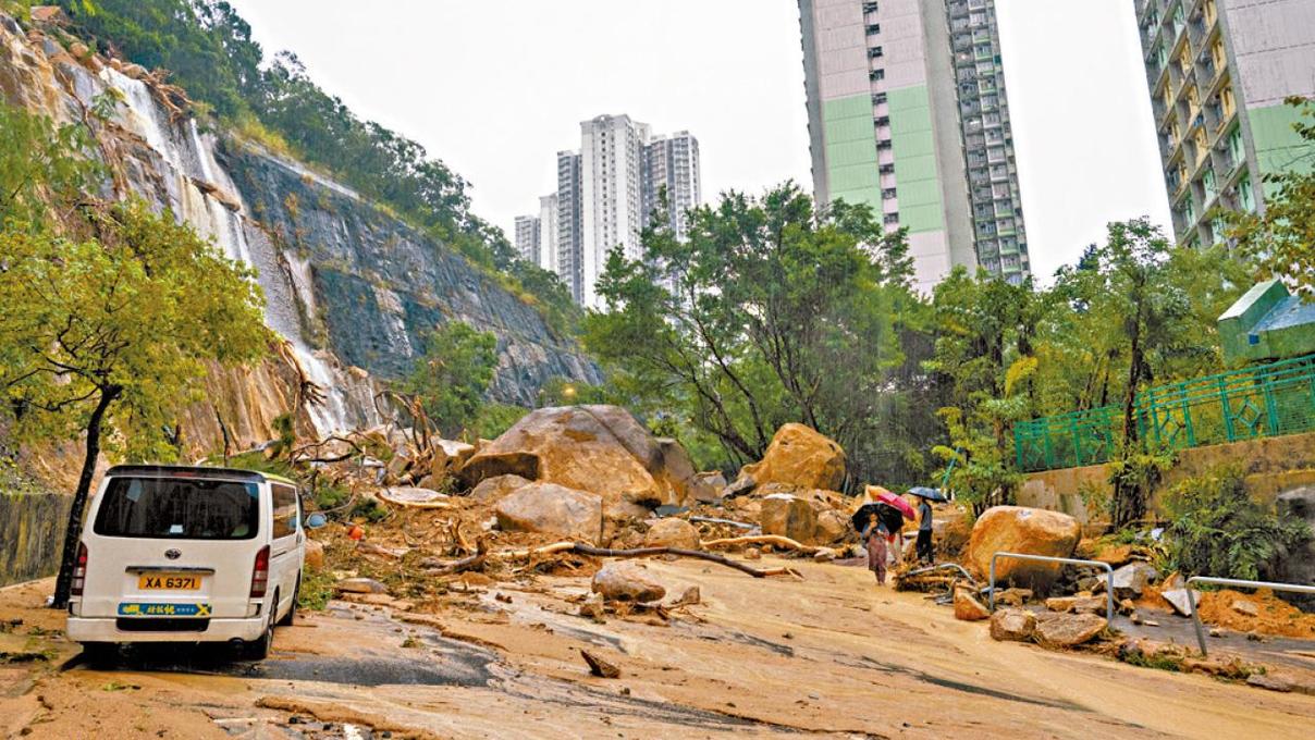 去年601宗山泥傾瀉增七倍 土力處推特別提示列局部地區風險