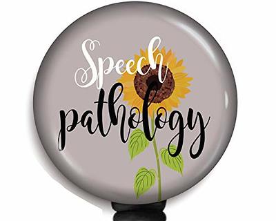 Slp Badge Reel  Gift Medical Id Holder Speech Language Pathologist Spl  Student Slp - Yahoo Shopping
