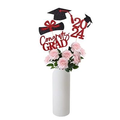 Red Graduation Party Decorations 2024 Graduation Centerpiece