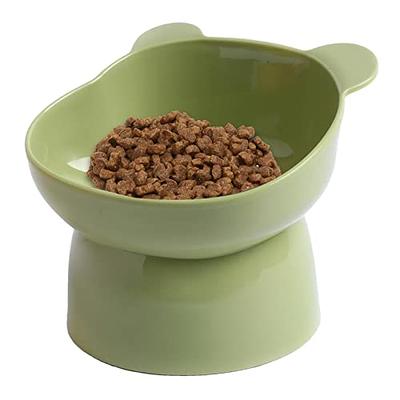 SWEEJAR Cat Food Bowls with Non-Slip Stand, Ceramic Raised Cat