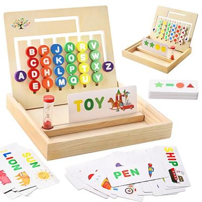 Wooden Magnetic Shapes Activity Set Educational Preschool Children Toy for  sale online