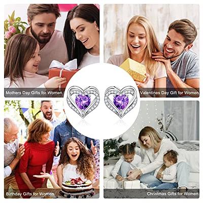 Iefil Heart Earrings for Girls, 925 Sterling Silver June Birthstone  Alexandrite Heart Stud Earrings for Teen Girls Women Mothers Day  Anniversary Valentines Day Birthday Gifts for Women Her Jewelry - Yahoo  Shopping