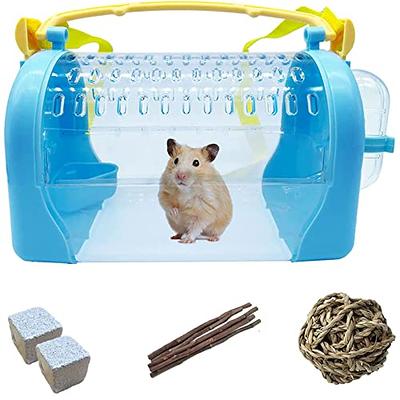 Large Hamster Mouse Cage Mice Pet with Water Bottle House Tubes Wheel  Platforms