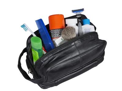 Mens Wash Bag Toiletry Bag Travel Dopp Kit Shaving Shower Bathroom
