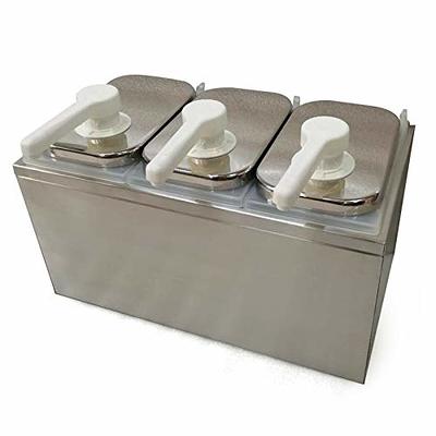 VEVOR Cheese Dispenser with Pump 2.4 Qt. Capacity Cheese Warmer Stainless  Steel Hot Fudge Warmer 650W Cheese Dispenser - Yahoo Shopping