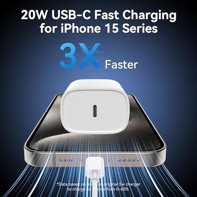 Car Charger Fast Charger Usb-C Cable For IPHONE 15/15 Plus
