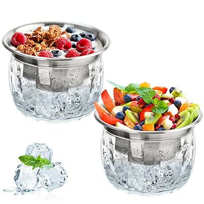 BadenBach 60 Pack 9oz Hard Plastic Bowls, Small Disposable Clear Bowls  Clear Disposable Salad Soup Bowls Ice Cream Candy Serving Bowls for  Christmas