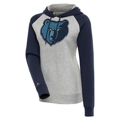 Women's Antigua Blue Carolina Panthers Victory Pullover Hoodie