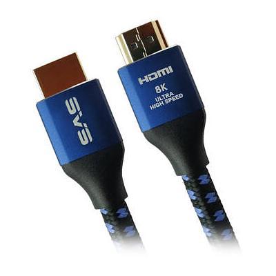 Monoprice 8K Certified Ultra High Speed HDMI Cable - HDMI 2.1, 8K@60Hz,  48Gbps, CL2 In-Wall Rated, 30AWG, 6ft, Black 