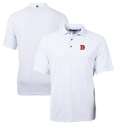 Denver Broncos Cutter & Buck Big & Tall Forge Pencil Stripe Polo