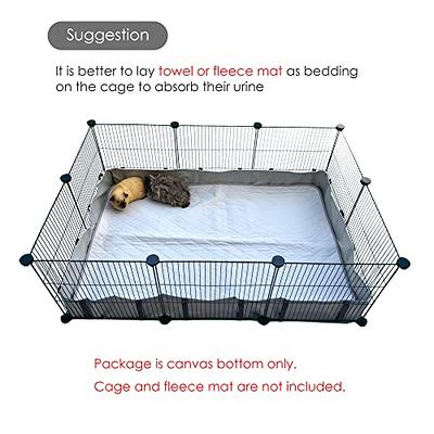 DOZZOPET Guinea Pig Cage Liners,Small Animal Washable Absorbent