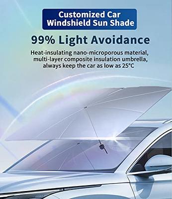 Custom-Fit for Lexus Windshield Sun Shade Umbrella, Foldable Car