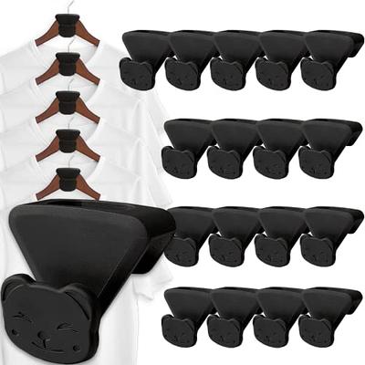 Hanger Hooks Space Saver, Lovely Bear Shape, 18 Pack, AS-SEEN-ON-TV,  Clothes Hanger Connector Hooks to Create Up to 5X More Closet Space, Heavy  Duty Cascading Hanger Hooks, Fits All Hangers, Black 