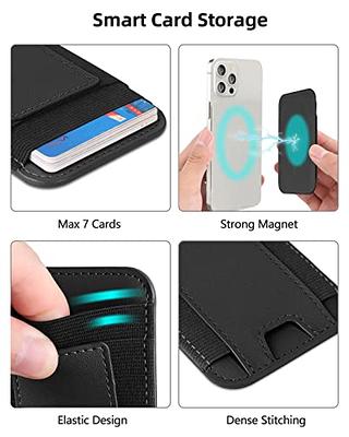 Upgraded for Magsafe Wallet, Strongest Magnetic Wallet, for iPhone Wallet  Magsafe with 2 Card Slots, Magnetic Card Holder Wallet for iPhone