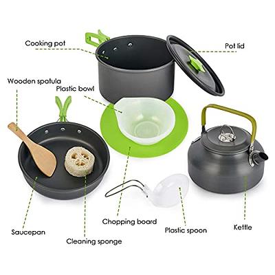 Camp Cookware Set Camping Cooking Set Portable Mess Kit