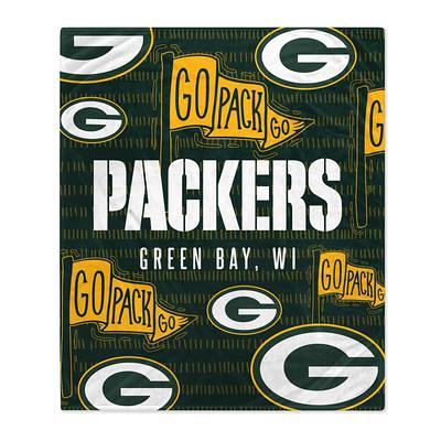 NFL Football Green Bay Packers Camo Logo Cotton Fabric