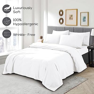 6 Piece Hotel Luxury Soft 1800 Series Premium Bed Sheets Set, Deep Pockets