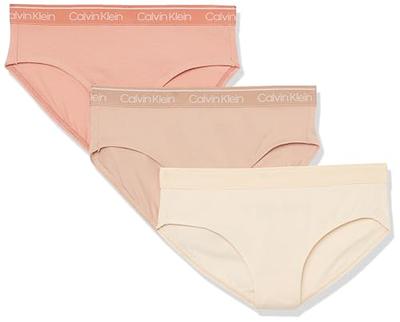 Calvin Klein Girls' Modern Cotton Bikini Panty Underwear, 3-Pack,  Nude/RseDwn/Hny - Yahoo Shopping