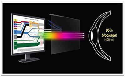 32 inch Anti-Blue Light Monitor - TV Screen Protector and Damage Protection  Panel (28.5 x 17.1 inch) Filter Blocking UV & Blue Light from 380 to 495