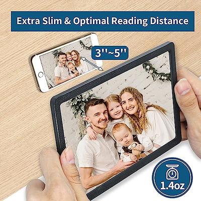 2 Pack] 5X Magnifying Glass for Reading Large Page Viewing Area Magnifiers  Lightweight Handheld Magnifier for Reading Seniors and Low Vision Person  Silver - Yahoo Shopping