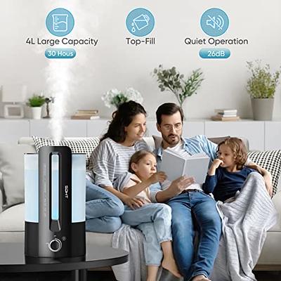  4L Quiet Humidifiers for Large Room,Ultrasonic Cool