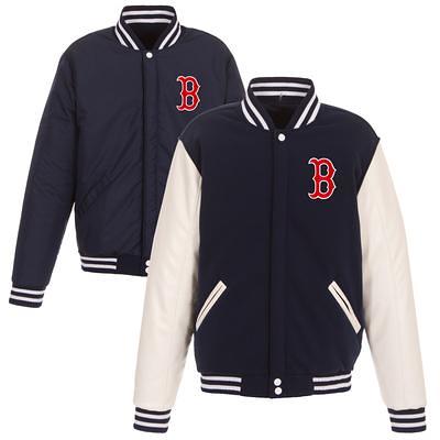 Boston Red Sox JH Design Reversible Fleece Full-Snap Hoodie Jacket