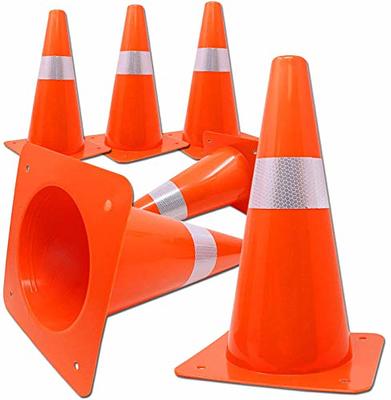 Novelty Place Multipurpose Training Cones (Set of 12), Soft & Durable  Traffic Cone for Safety, Agility, Soccer, Football & Other Activities -  Neon