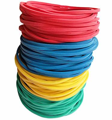 Extra Large 8 Inch Big Postal Rubber Band - White Color Heavy Duty Elastic  Biodegradable Natural Rubber Bands Pack of 30 Pcs