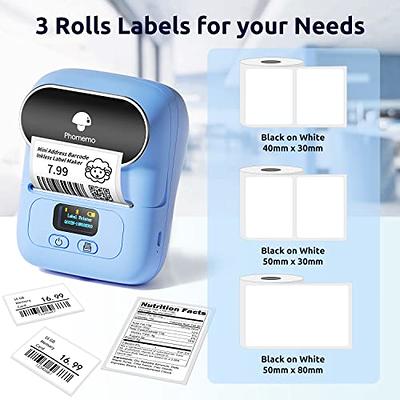 Phomemo Label Maker with 3 Labels- M110 Portable Bluetooth Label Maker  Machine for Small Business, Barcode, Address, Logo, Clothing, Jerwery,  Compatible with iOS & Android, Blue - Yahoo Shopping