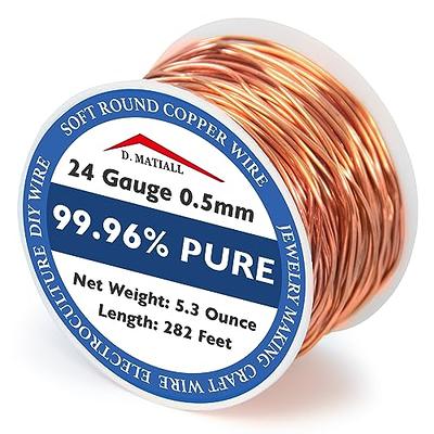 Cousin DIY Copper 16 Gauge Wire, 7 ft., Silver 