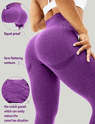 Workout Leggings for Women Seamless Scrunch Yoga Pants Tummy