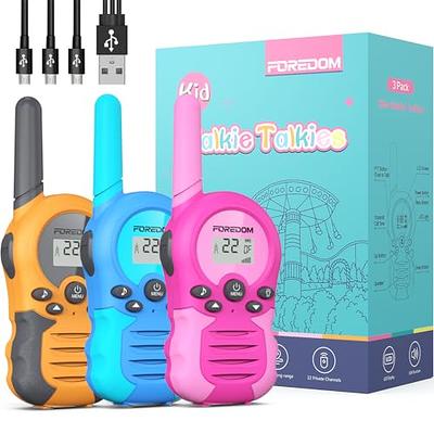  HPROMOT Walkie Talkies for Kids: 2 Pack Rechargeable